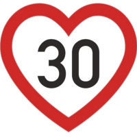 Tempo 30 mit Herz
