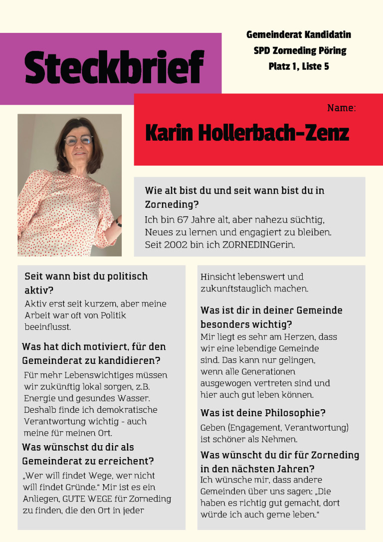 Steckbrief Karin